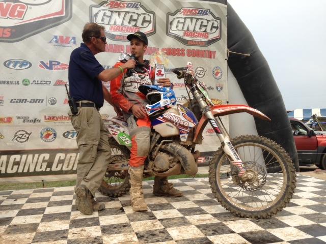 Jesse Groemm landed on the podium with an XC2 Pro Lites 3rd overall at the Limestone 100 GNCC