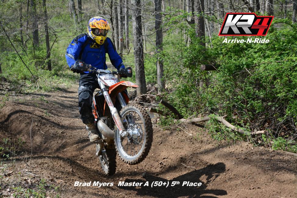 Brad Myers was a new face to the team this weekend, and finished an impressive 5th place in Masters A (50+)