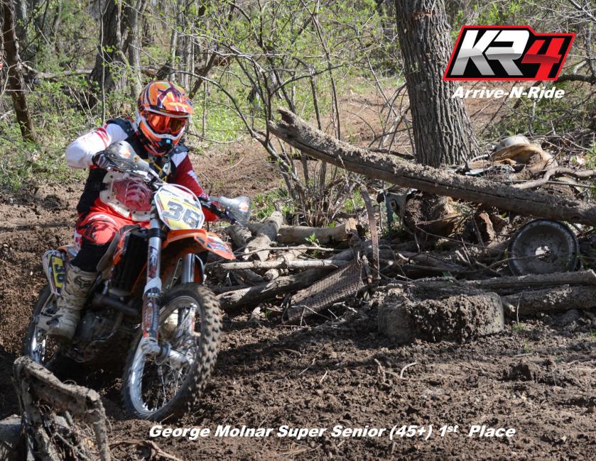 Molnar conquered the highly competitive Super Senior B (45+) class at Limestone 100