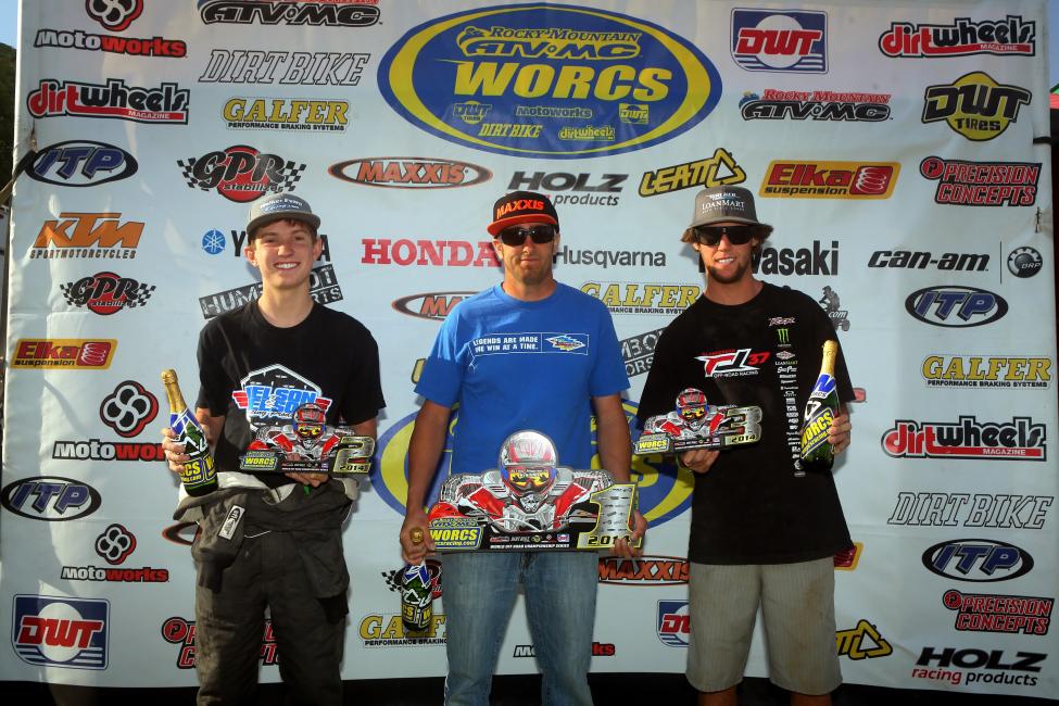 Polaris Factory Riders swept the podium at round 5 of the WORCS series