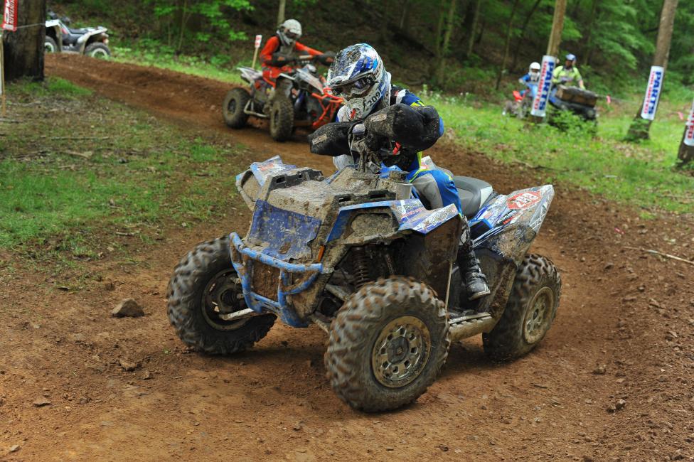 Swift received his first podium at Loretta Lynn's GNCC by scoring a third place