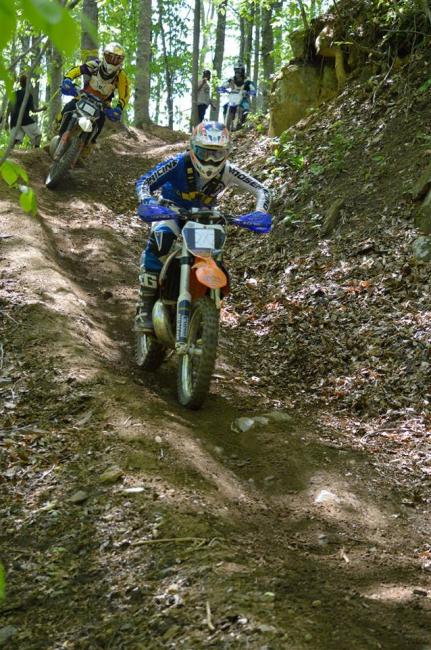 Baldwin battles with friend, Ashley Copeland, at VCHSS race