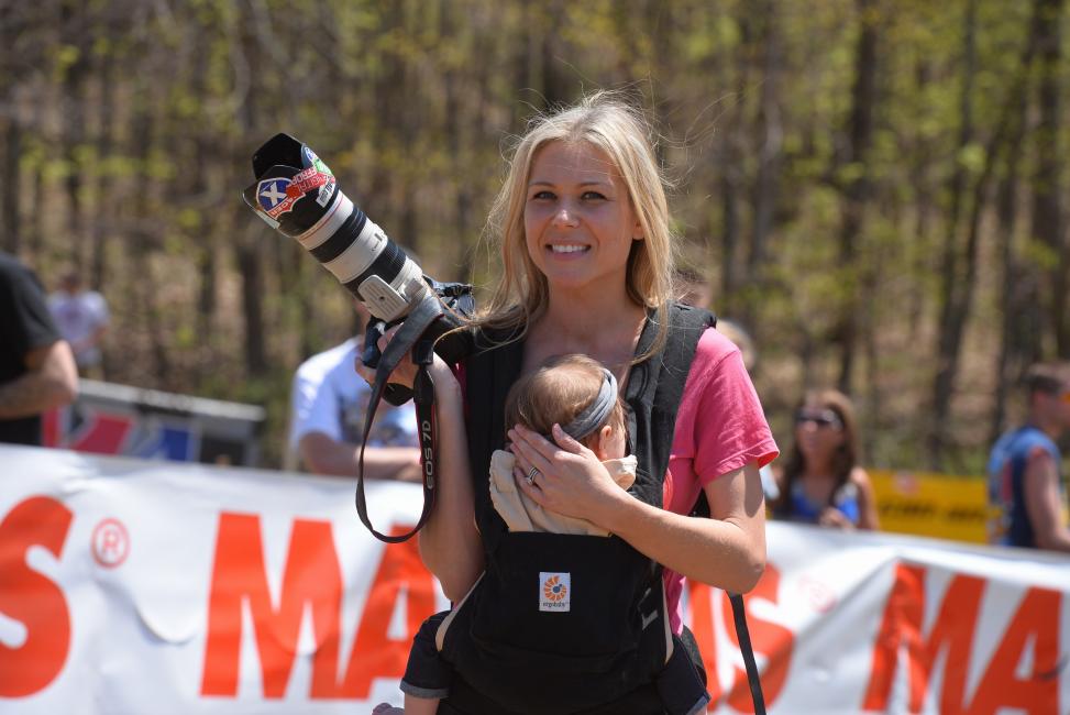 GNCC races are a family deal, no matter how small.Photo: Ken Hill
