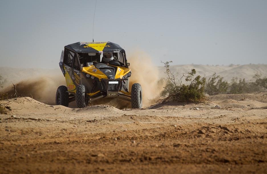 Despite running with the leaders much of the race, Cory Sappington's Desert Toyz / Can-Am Maverick took a very strong third-place finish at round two of the SCORE International series.
