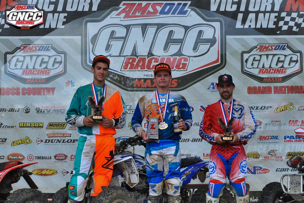 XC2 Pro Am podium: (left) Marshal Goings, Cole Richardson, (right) Marty Christofferson 
