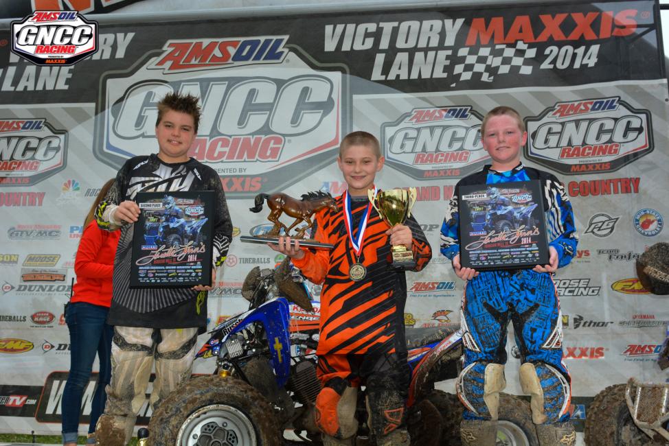 Youth podium: (left) Jordan Digby, Ronnie Rusch, (right) Rhett Cox 