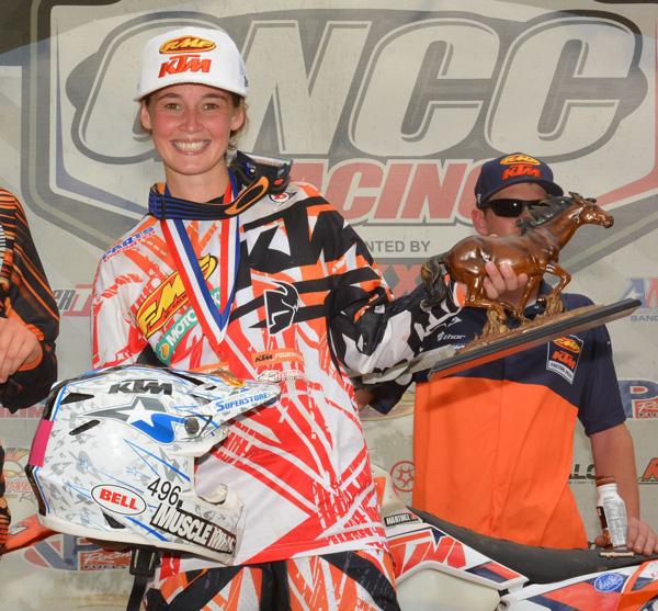 The ever-present Kacy Martinez smile was on top the podium with another win