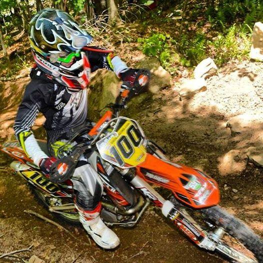 Colin Keegan would finish his day in the top spot of the 250B class