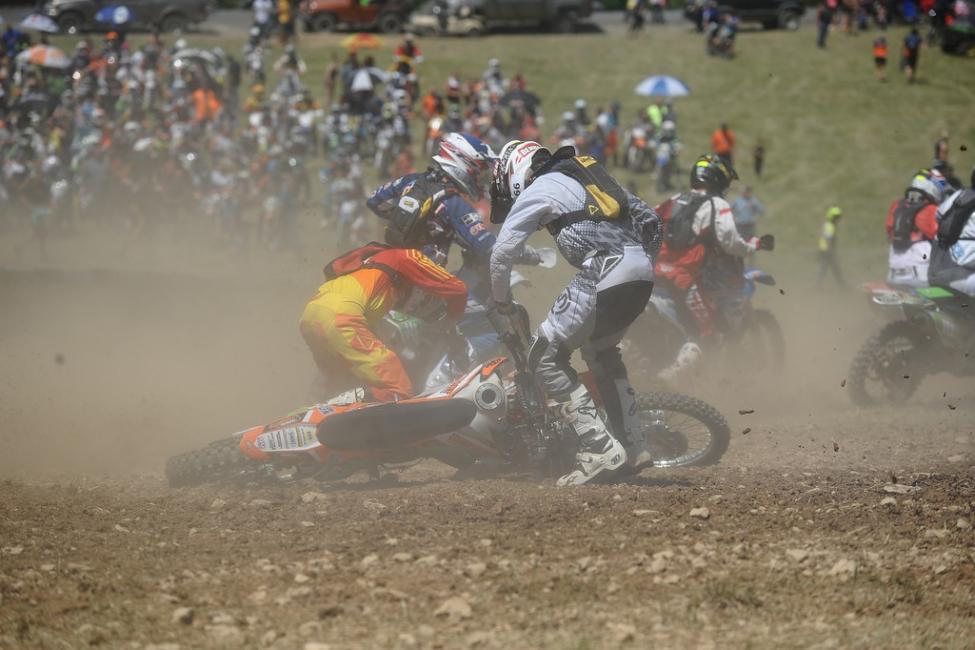 Hufford would go down, and regain momentum to finish out the day in 14th 