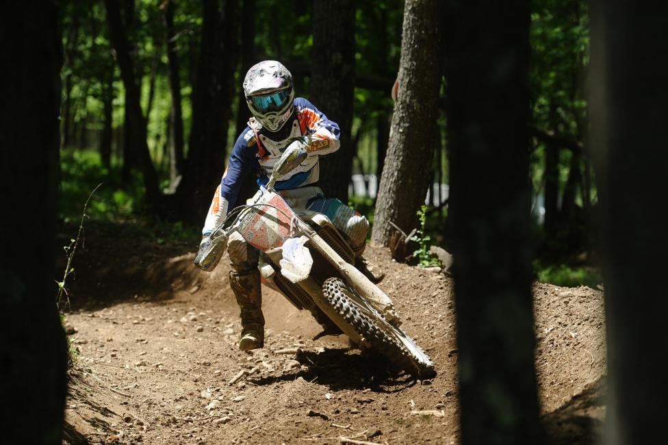 Jordan Ashburn is looking to finish on the podium at the John Penton after Strang took third place from him in West Virginia