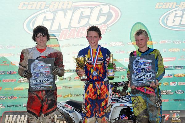 THROWBACK THURSDAY at its finest! 2012 John Penton ATV Youth Overall Podium (left) Cody Coller, Zachary Jones, (right) Hunter Hart 