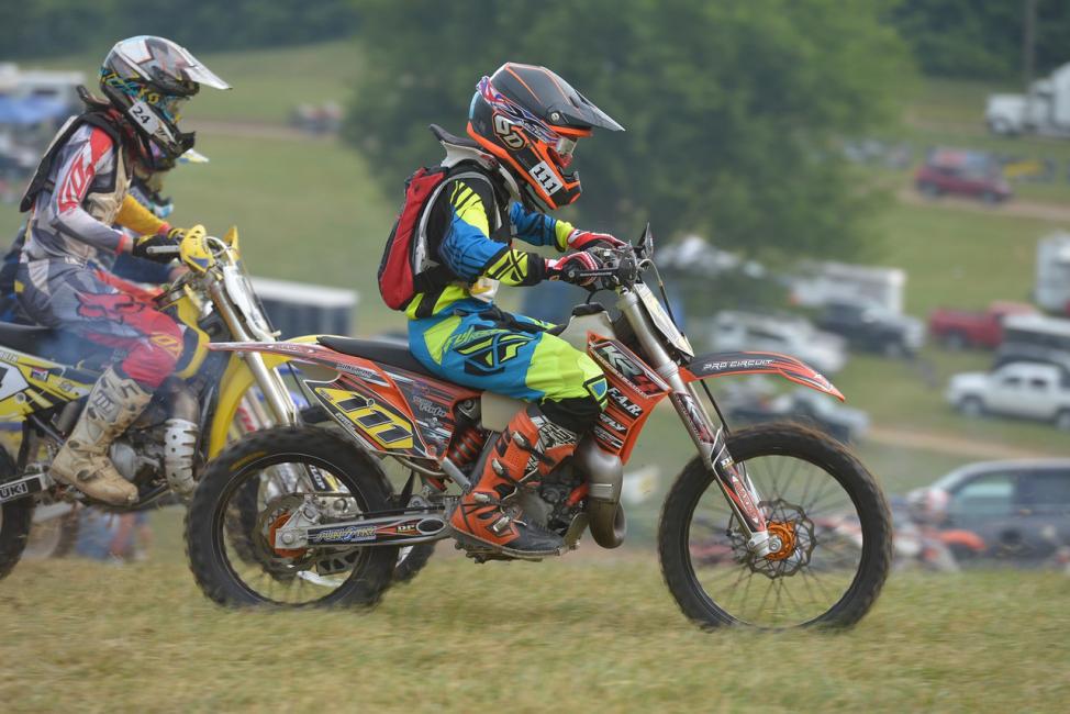 Brandon got off to an excellent start in the Supermini (12-13) class