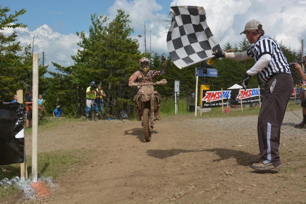 Kailub Russell finished over three minutes ahead of the rest of the XC1 pack on Sunday 
