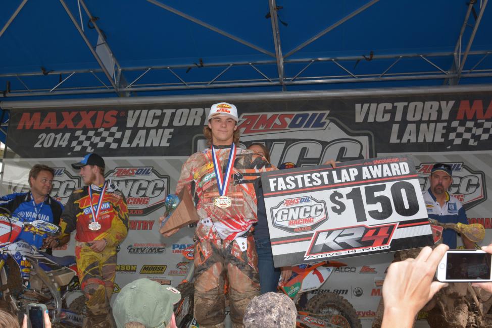 Russell laid down the fastest lap of the afternoon on lap three 