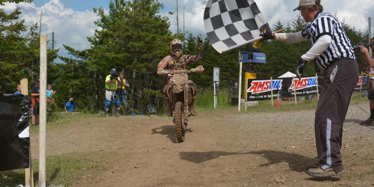 Kailub Russell Wins the 7th Annual AMSOIL Snowshoe GNCC