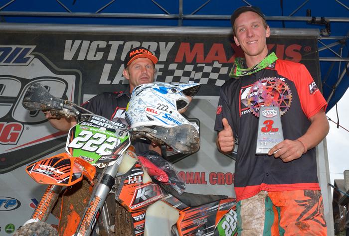 Nick Davis was also on the podium finishing third in the XC2 Pro Lites class