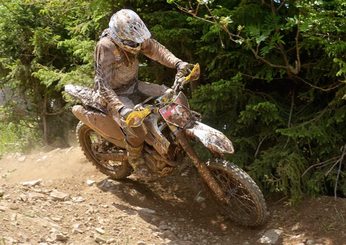 Andrew DeLong earned his first podium of the season with a third in the XC1 Pro class