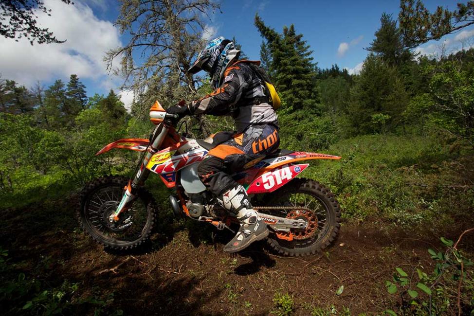 Steward Baylor finished second at the Loose Moose National Enduro this past weekend
