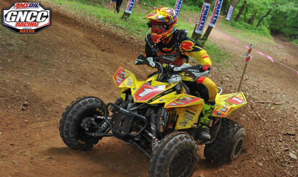 Borich has been known to make his winning passes on the last couple laps of the race.