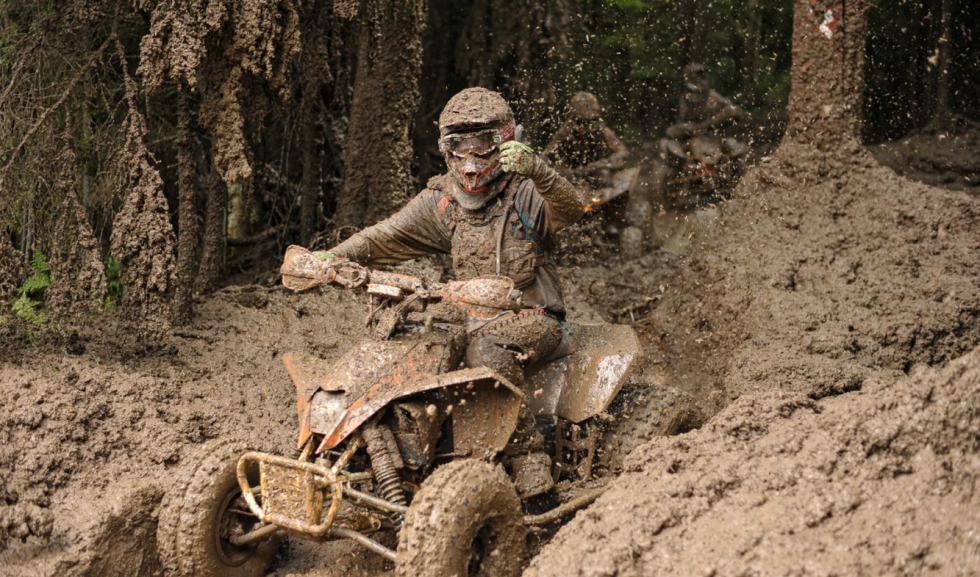 Somehow this guy is still giving us a thumbs up at Snowshoe!