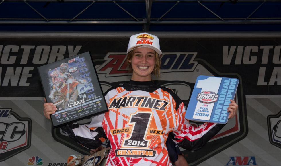 Kacy Martinez secured her WMX Championship at Snowshoe!