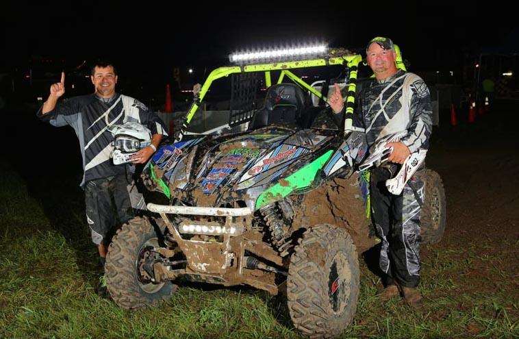 Brothers Marcus and Mouse Pratt of Team Jack's Excavating/Can-Am won the UTV Open class in their Maverick at the Heartland Challenge in Iowa.