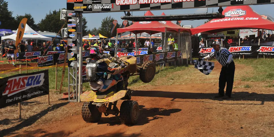 Borich Leads The Field Into Can-Am Unadilla GNCC