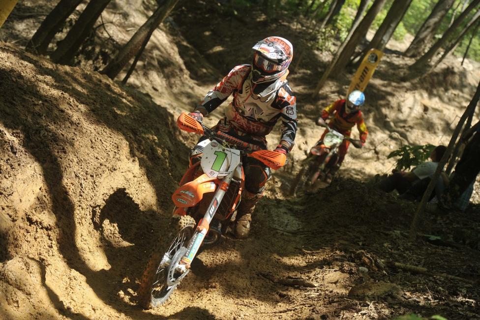 Grant Baylor currently holds down first in the XC2 Pro Lites championship points ahead of Ricky Russell.Photo: Ken Hill