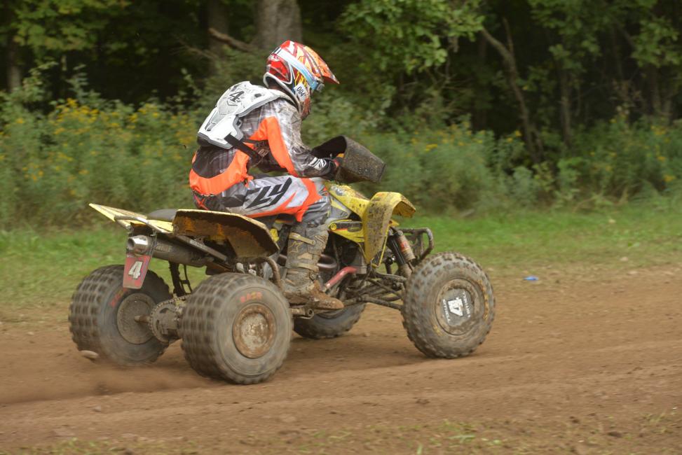 Chris Bithell battled for a podium position all afternoon, finishing fourth overall. 