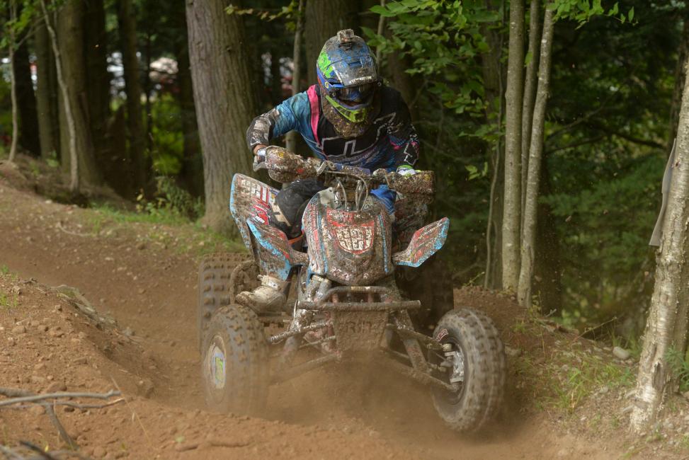 McGill captured the $250 Twin Air/DeRisi Racing XC1 Holeshot Award but wasn't able to finish due to a mechanical issue near the end. 