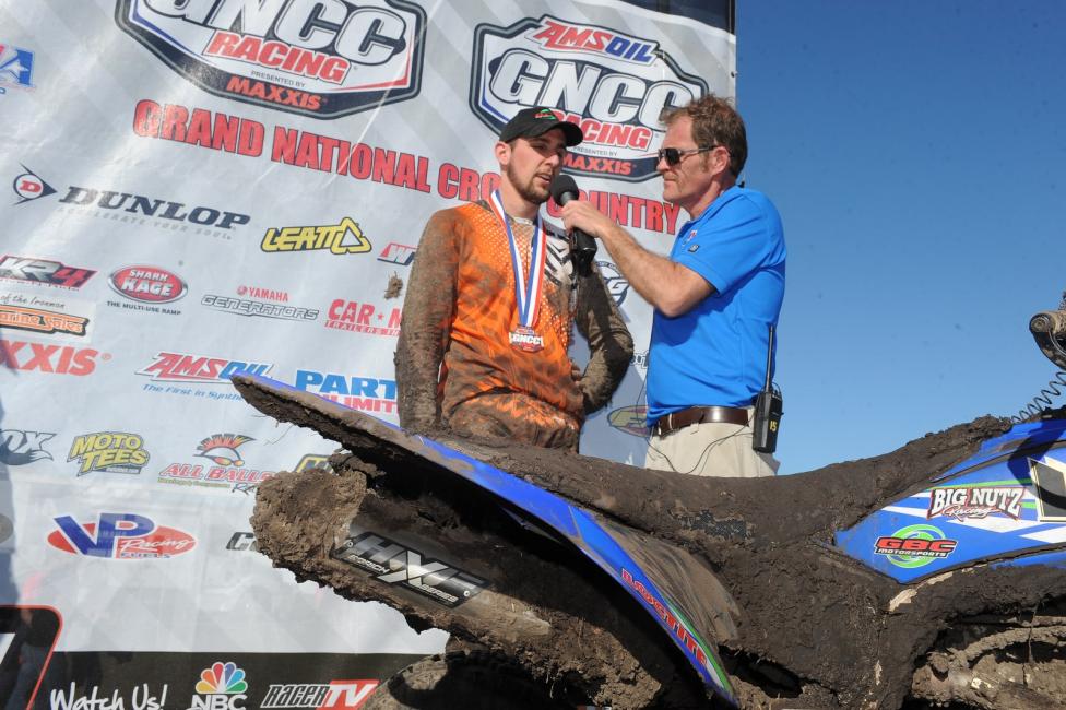 Tom Koontz started his 2014 GNCC season off with a podium finish at Mud Mucker.