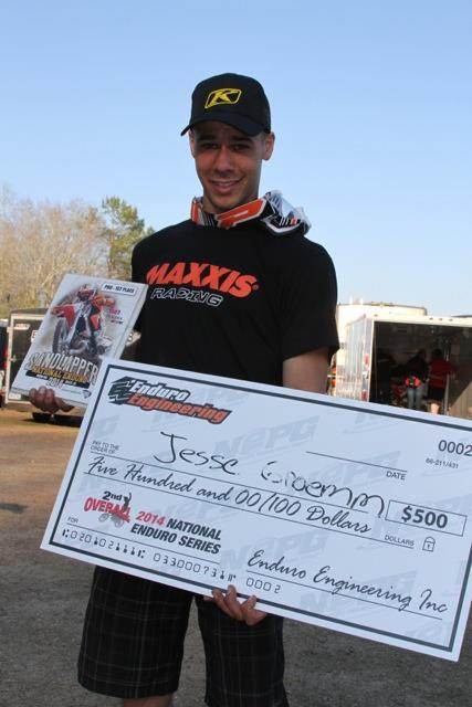 Groemm finished second overall in the Kenda/AMA National Enduro Series Championship.