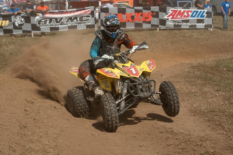 It was a tough day for Chris Borich, who finished 5th overall 