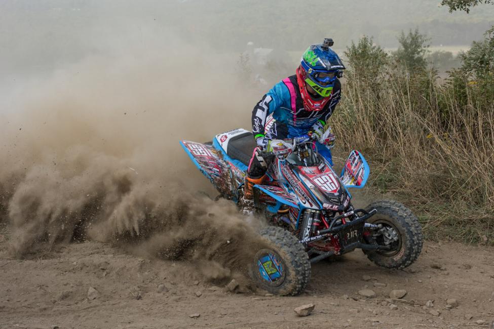 Adam McGill led the early portion of the race, finishing second overall for the day 