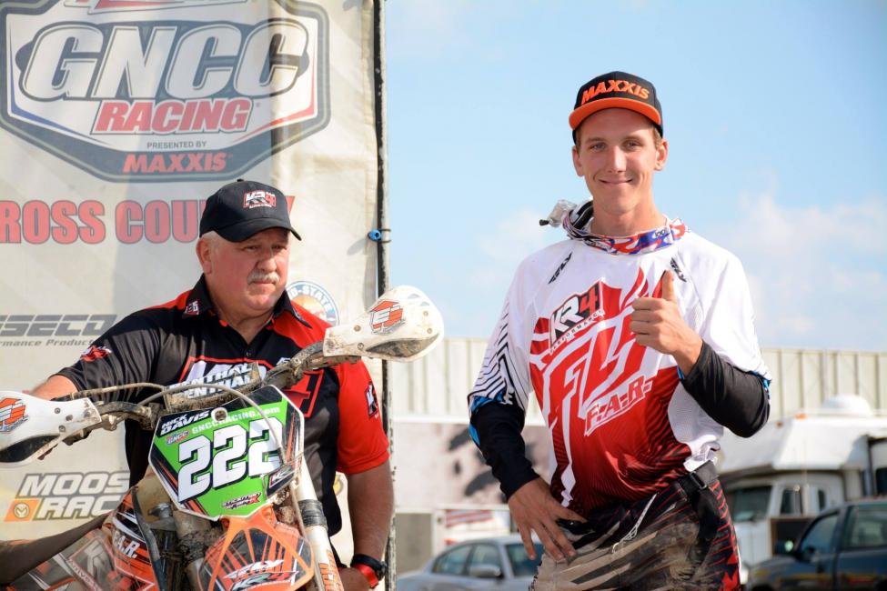 After grabbing the holeshot in the XC2 Pro Lites class, Nick Davis had some first lap crashes however he still managed a 3rd place finish.