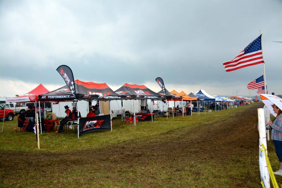 KR4 pits at the 2014 Mountain Ridge GNCC in Central City, PA.
