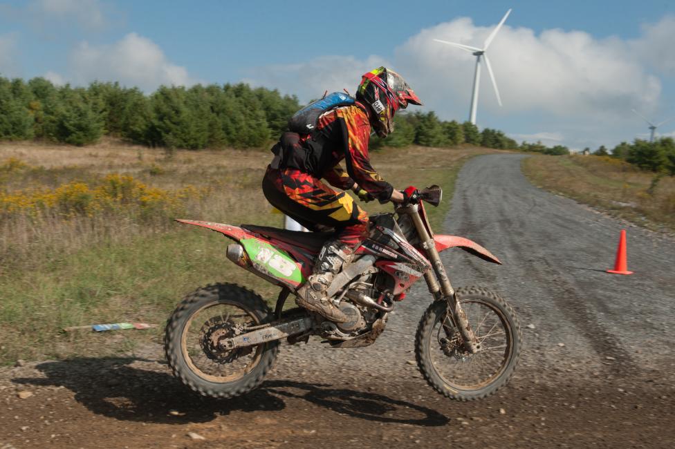 Bollinger has his sights set on the center of the podium with two rounds remaining in the 2014 GNCC Series