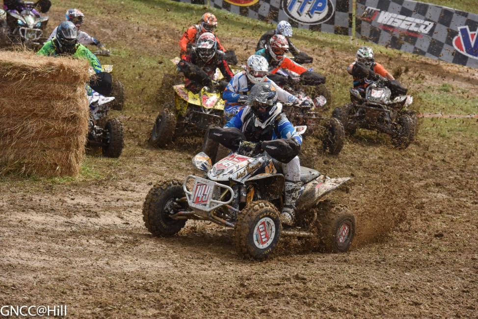 Brent Sturdivant captured the $250 Twin Air/DeRisi Racing Holeshot Award 