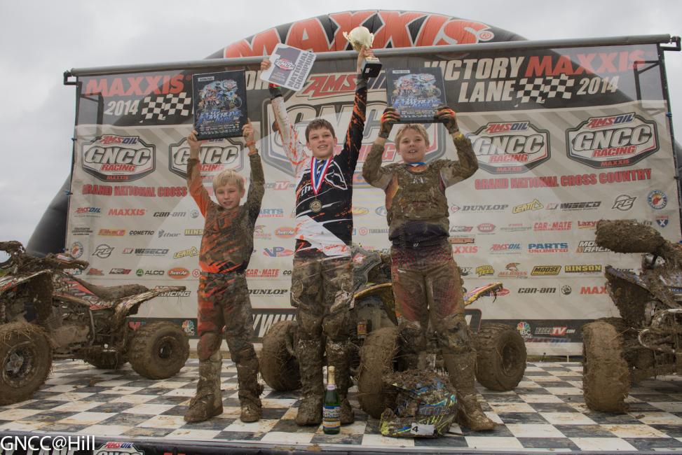 Youth Podium: (left) Tim Sroka, Brandon Frazier, (right) Blaise Cooke 