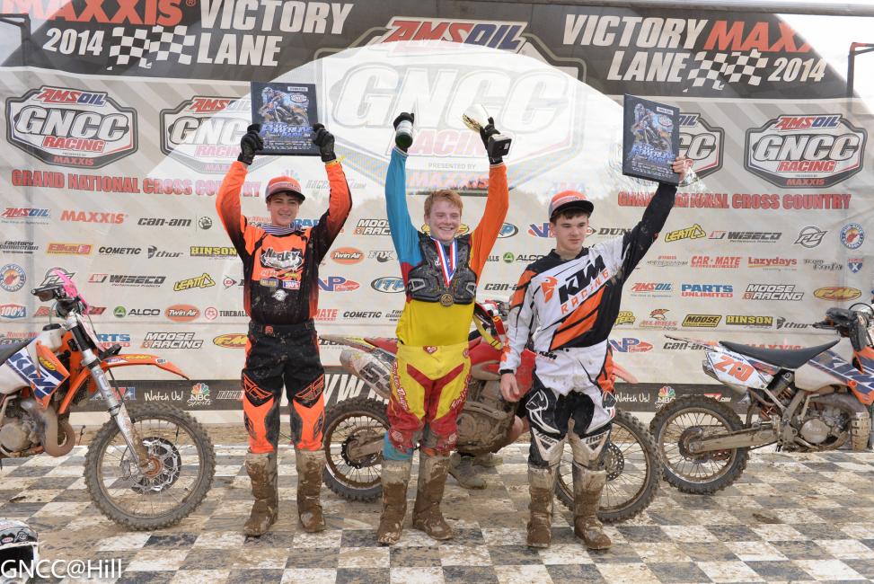 Youth podium: (left) Cole Mattison, Sam Thurman, (right) Austin Bryant 