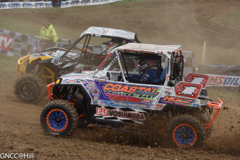 William Yokley battled it out during the UTV race, and ended up finishing up on the podium. 