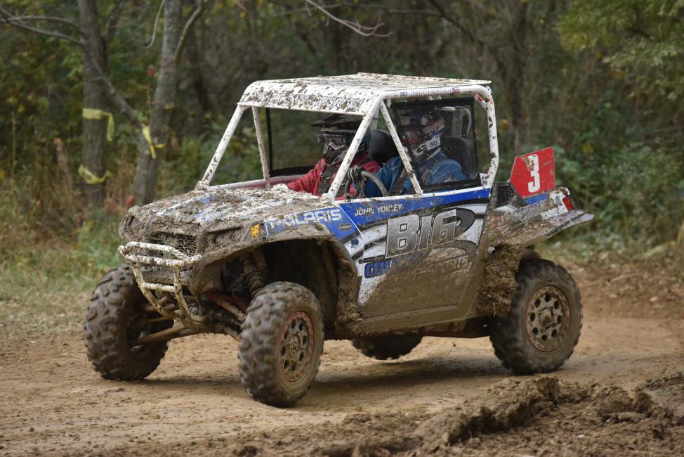 Big Country Powersports got a great jump off the start and headed into the woods second behind Scott Kiger.