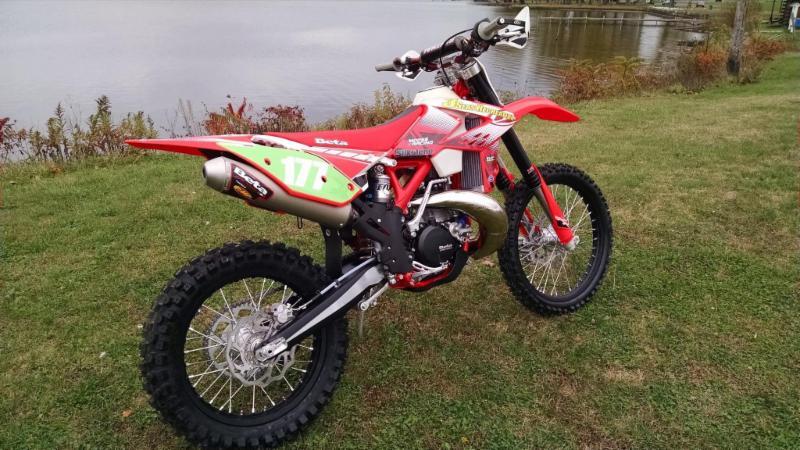 Lee Edmondson's 250 2-Stroke is all set for the weekend