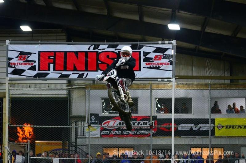 Mark Fortner on his way to a 7th place finish at the Switchback Endurocross