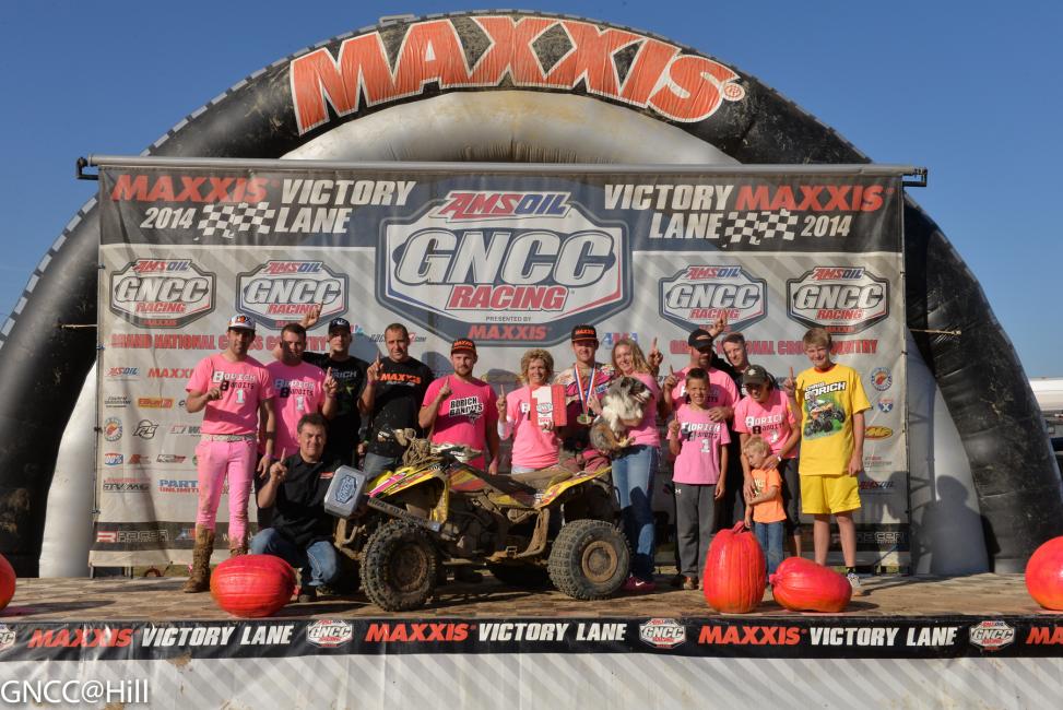 Chris Borich and his Maxxis/AMSOIL-backed team celebrates six straight GNCC Championships.