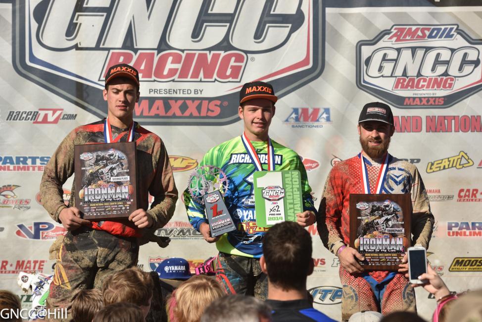 XC2 Podium: (left) Marshal Goings, Cole Richardson, (right) Marty Christofferson 
