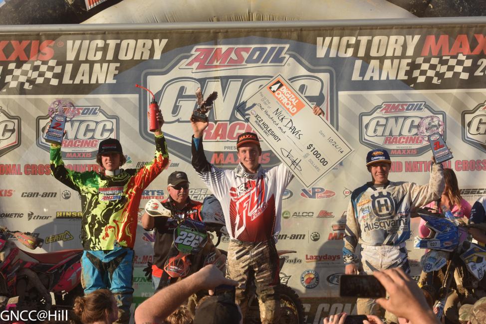 XC2 Podium: (left) Layne Michael, Nick Davis, (right) Craig Delong 