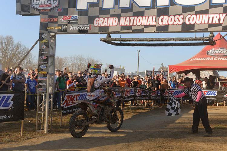 Kailub Russell took the final win of the 2014 GNCC Series on his KTM 150 SX
