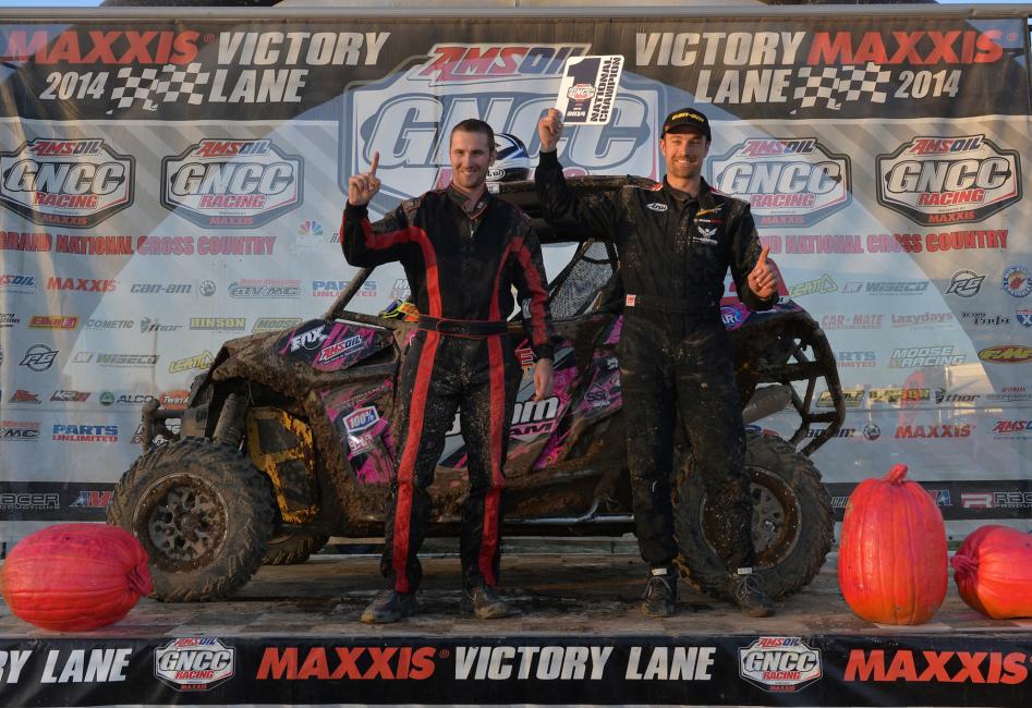 Kyle Chaney and co-pilot Chris Bithell earned three wins and four total podiums in six rounds of side-by-side racing to win the GNCC XC1 Modified SxS Championship with his Can-Am Maverick 1000R