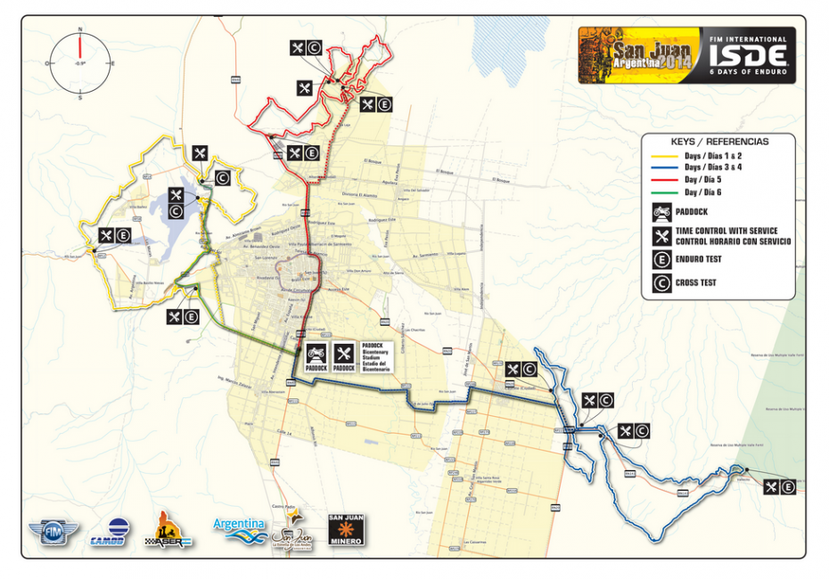 Mapped out are the keys for the ISDE